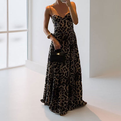 Damen Abendkleid Herz-Ausschnitt Fließender Rock Norvielle