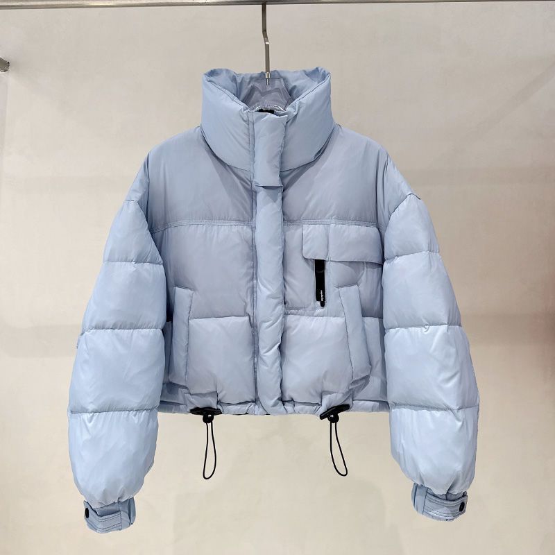Damen Daunenjacke Kurz Warm Hochkragen Norvielle