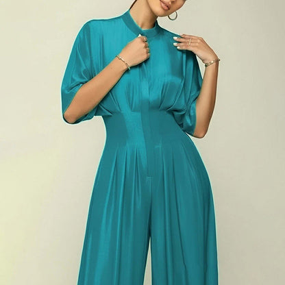 Damen Overall Weites Bein Kragen Norvielle