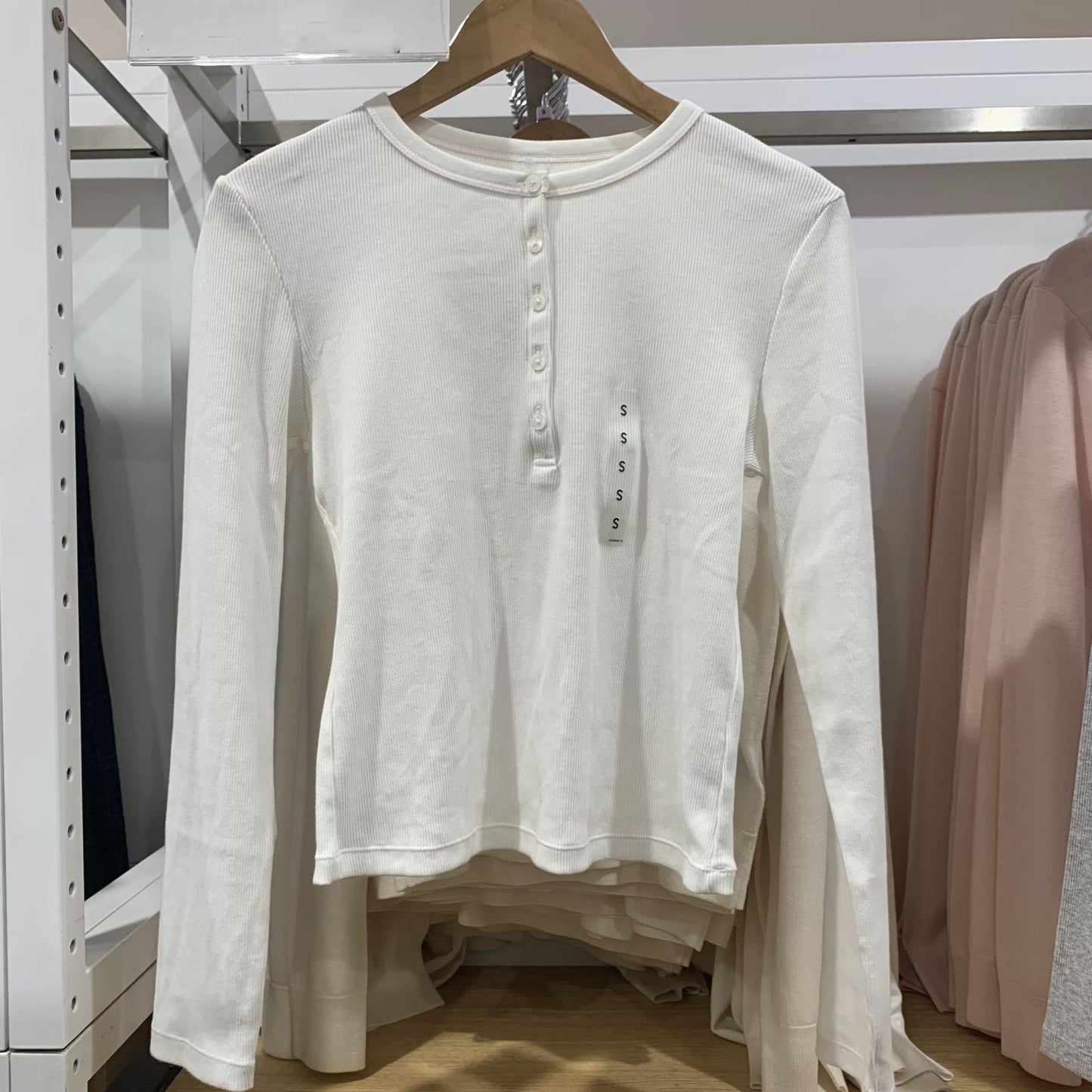 Damen Langarmshirt Feine Baumwollmischung Norvielle
