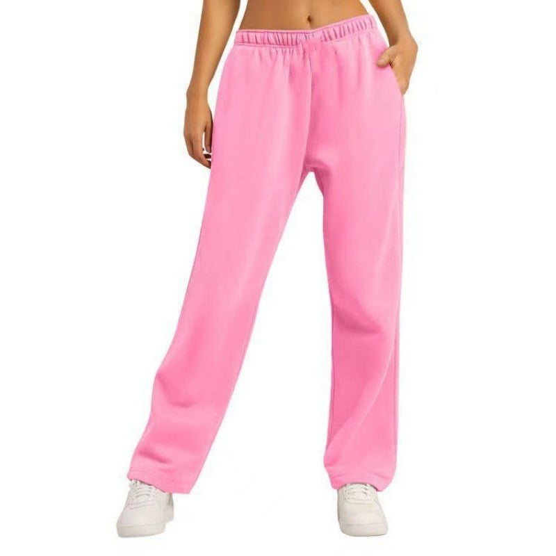 Damen Freizeithose Bequeme Passform Seitentaschen Norvielle