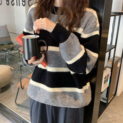 Damen Oversize Strickpulli Norvielle