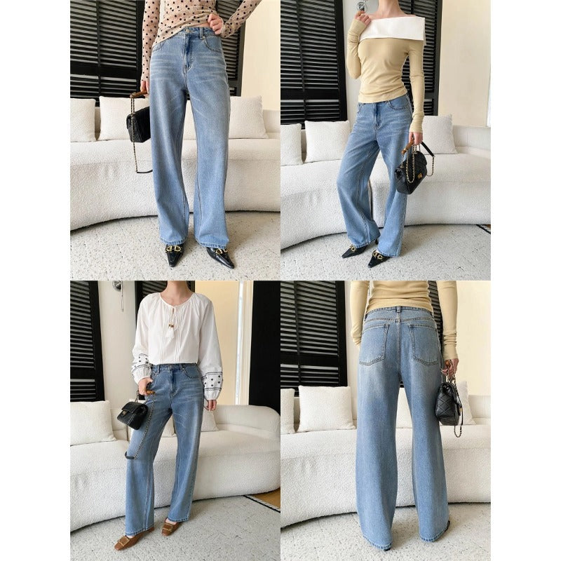 Damen Vintage Jeans Weite Fit