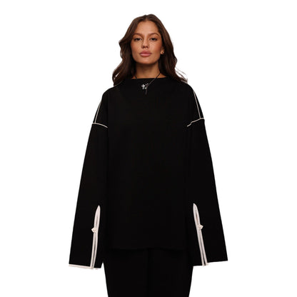 Damen Zwei-in-eins Oversized Kleidungsset