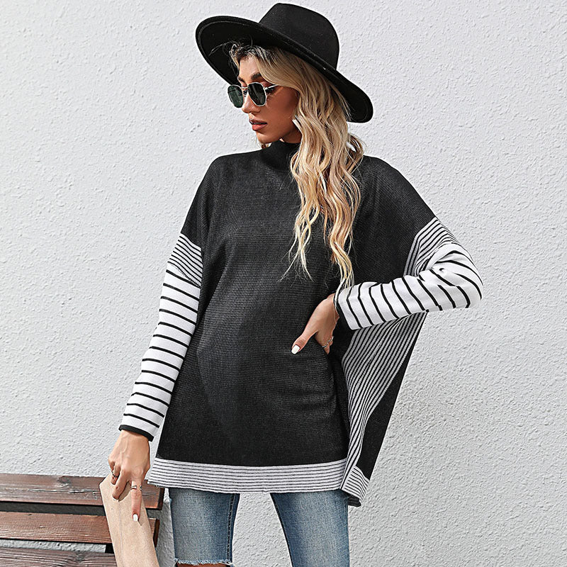 Damen Strickpullover Lässiges Streifenmuster Bequem - Norvielle