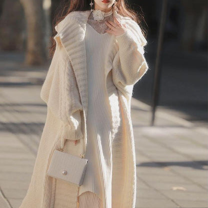 Damen Oversize Strickjacke Gemustert Norvielle - Norvielle