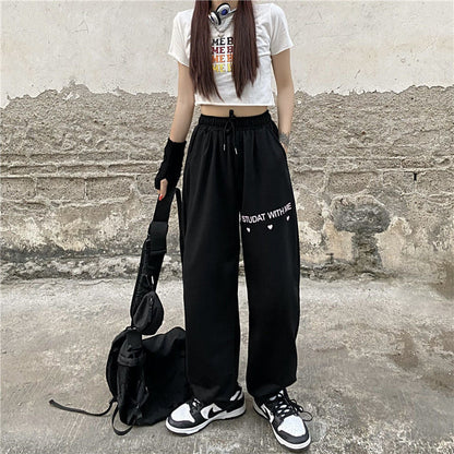 Damen Sportfreizeithose Auffälliger Druck