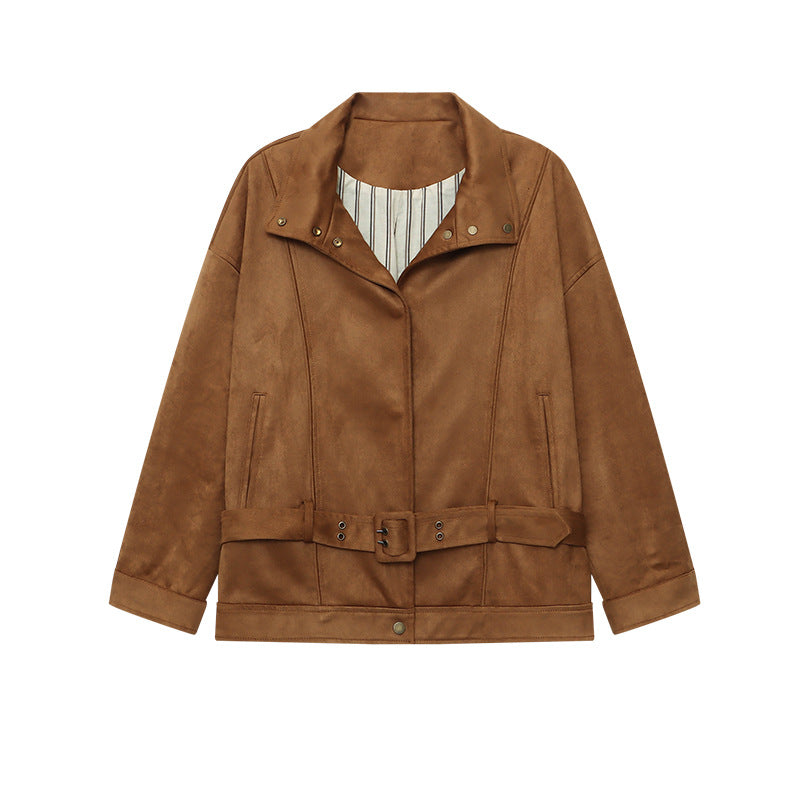 Damen Übergangsjacke mit Taschen und Stehkragen Norvielle