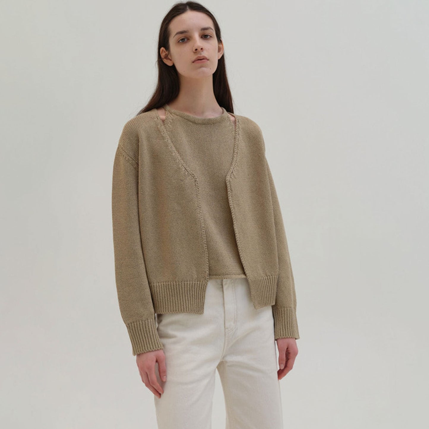 Damen Strickcardigan Eleganter Bequemer Norvielle