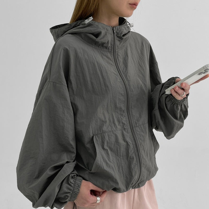 Damen Outdoor-Windjacke Leicht Verstellbar Norvielle