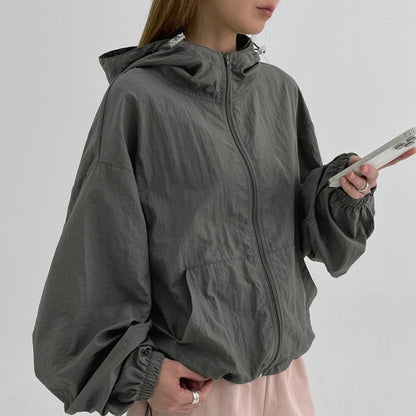 Damen Outdoor-Windjacke Leicht Verstellbar Norvielle