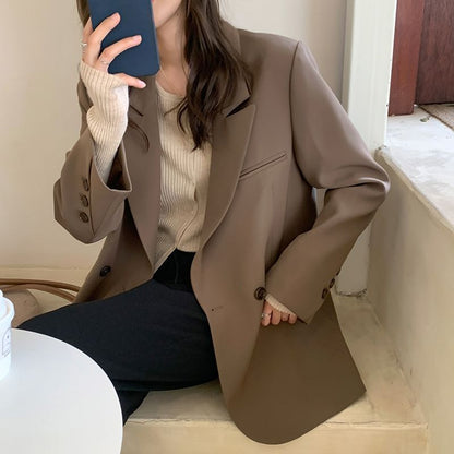 Damen Oversize Blazer Strukturiert Norvielle - Norvielle