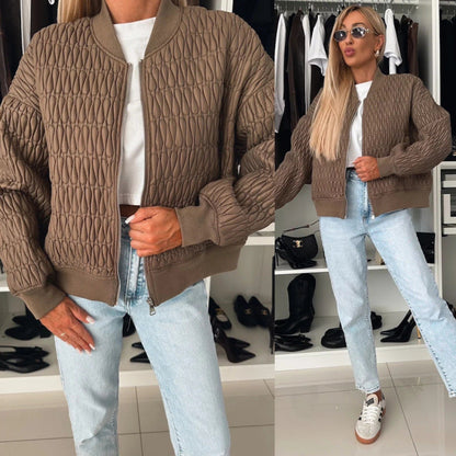 Cleora Damen Steppjacke Leicht Reißverschluss