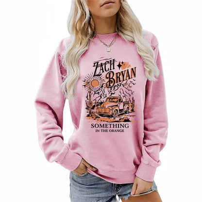 Damen Sweatshirt Vintage Truck Design Norvielle