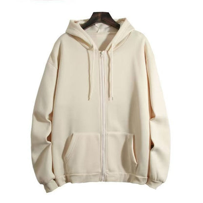 Damen Kapuzenjacke Mit Reißverschluss Und Kängurutaschen Norvielle