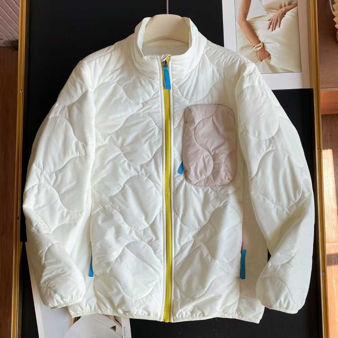 Damen Steppjacke Leicht Hochkragen Praktische Taschen Norvielle
