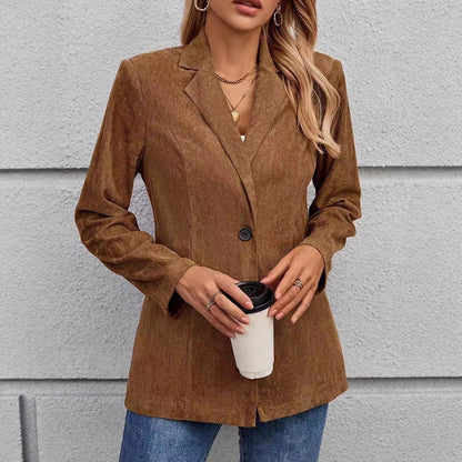 Damen Blazer Samtweich Struktur Norvielle