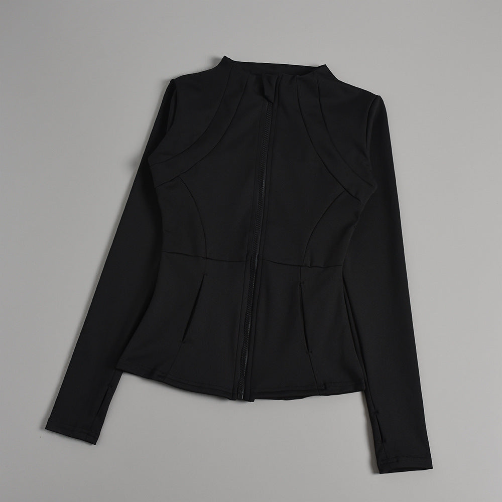 Damen Sportjacke Leichte Reißverschlussjacke
