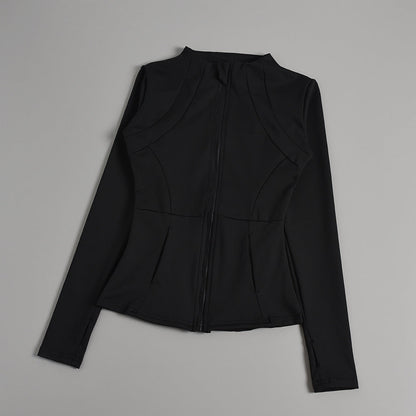 Damen Sportjacke Leichte Reißverschlussjacke