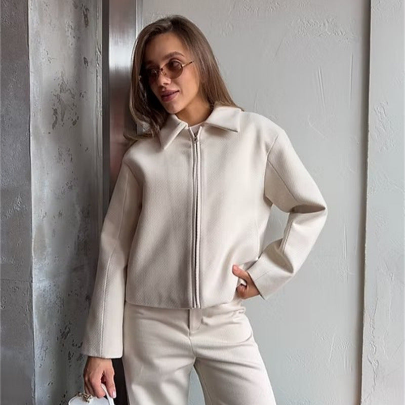 Damen Blouson Moderner Schnitt Norvielle