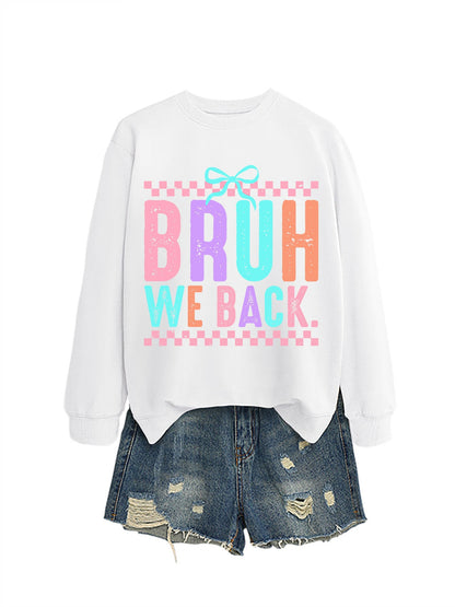 Damen Sweatshirt Bequem Fröhlicher Druck Norvielle
