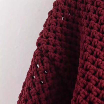 Damen Strickjacke Strukturiertes Gewebe Metallknöpfe