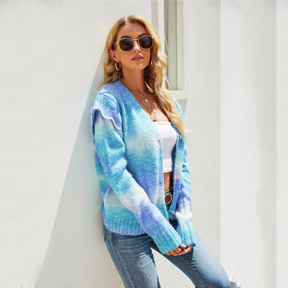 Damen Strickjacke Bunt Norvielle