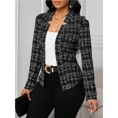 Damen Tweedjacke Figurbetont Norvielle