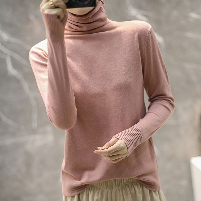 Damen Rollkragenpullover Hochwertig Norvielle