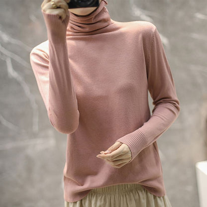 Damen Rollkragenpullover Hochwertig Norvielle