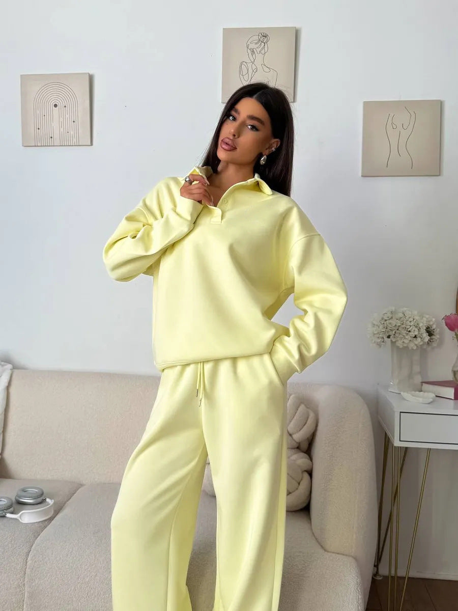 Damen Poloshirt mit weiten Hosen Norvielle