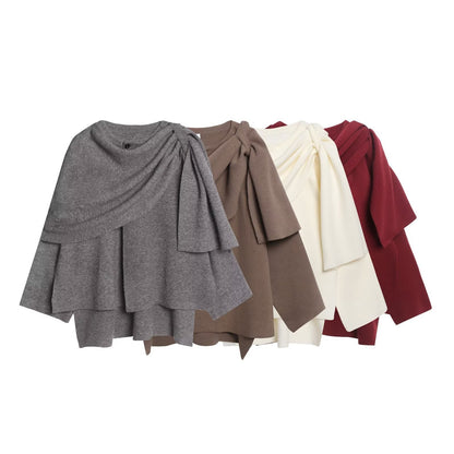 Damen Wickeljacke Elegantes Norvielle Design - Norvielle
