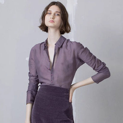 Damen Bluse transparent Norvielle