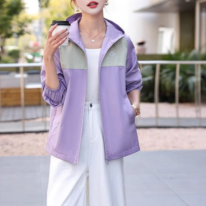 Damen Leichte Übergangsjacke mit Kapuze Norvielle - Norvielle