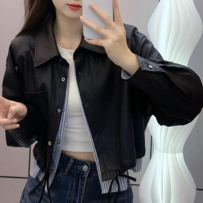 Damen Kurzjacke Modisch Lässig Norvielle
