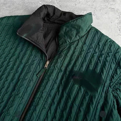 Damen Steppjacke Hochkragen Verdeckter Reißverschluss Norvielle - Norvielle