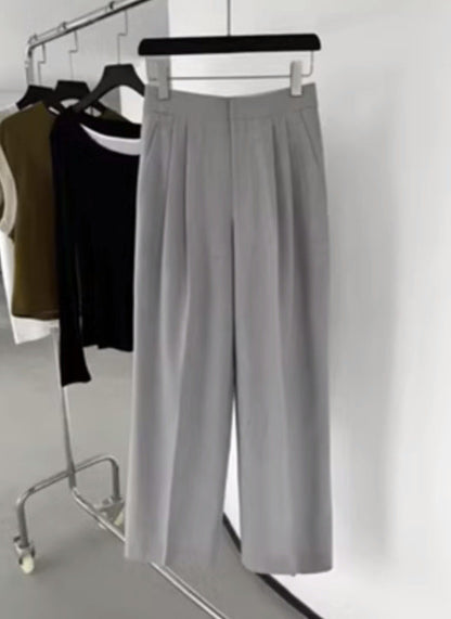 Damen Hochgeschnittene Plissee-Hose Norvielle
