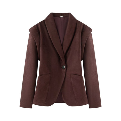 Damen Blazerjacke Strukturiert Norvielle