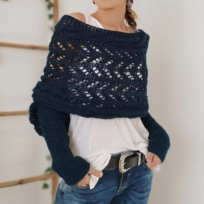 Norvielle Damen Strickschal Bequem