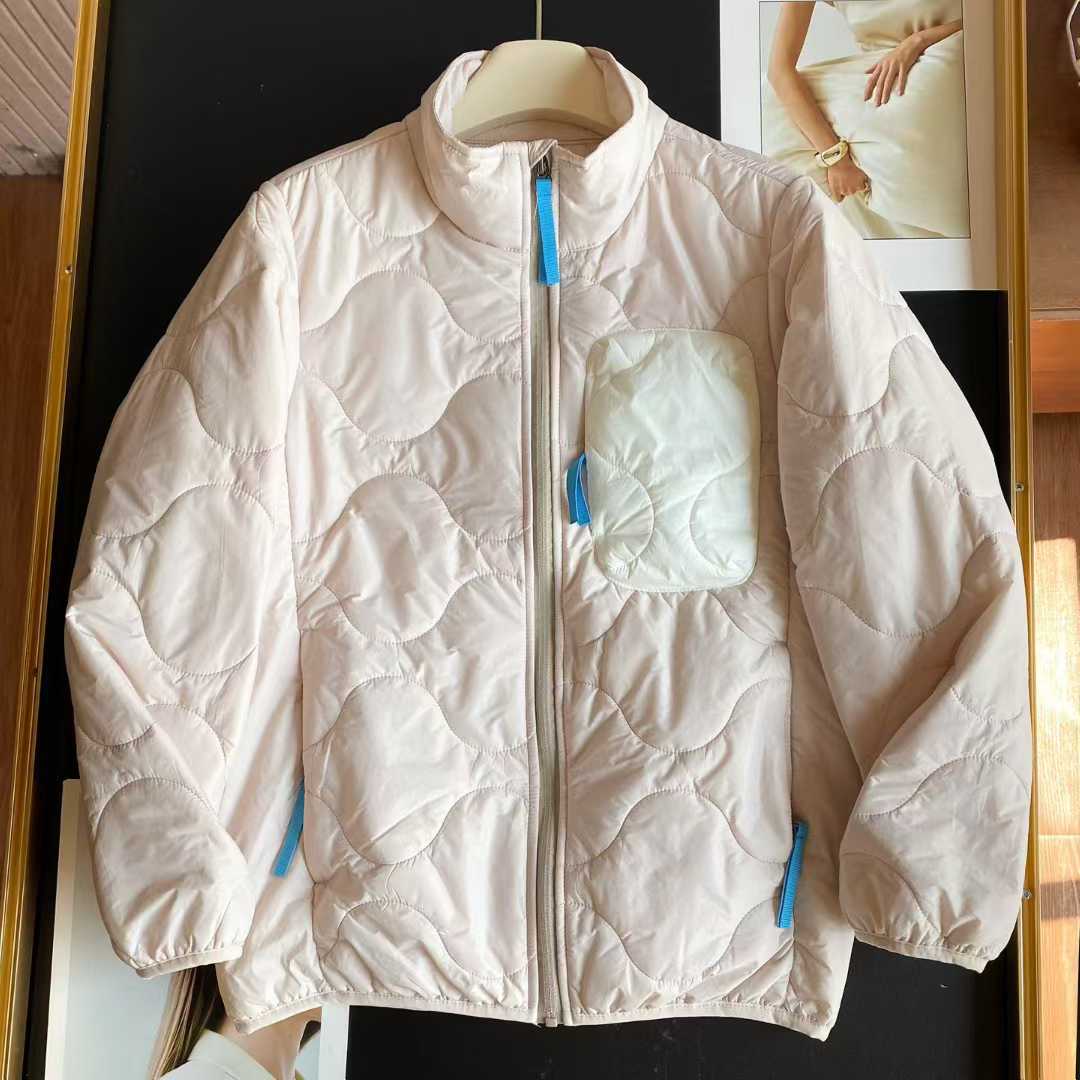 Damen Steppjacke Leicht Hochkragen Praktische Taschen Norvielle