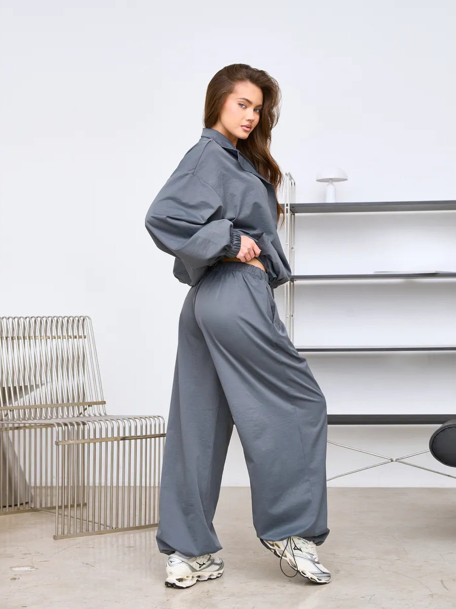 Damen Trainingsanzug mit Kapuze Elastisch Norvielle
