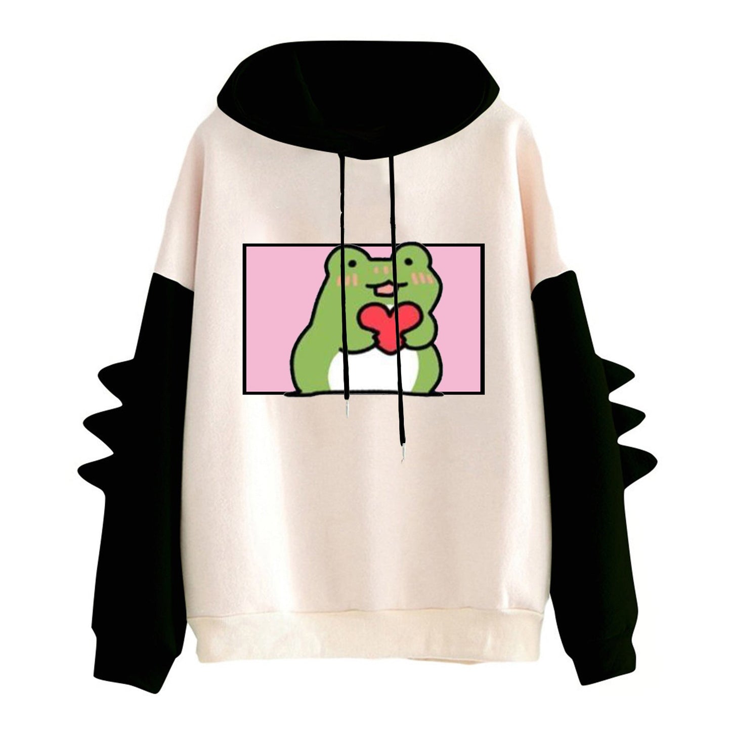 Damen Hoodie Froschdesign Norvielle
