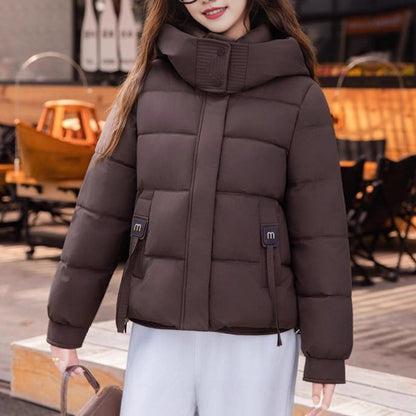 Damen Steppjacke Hochkragen Praktische Taschen