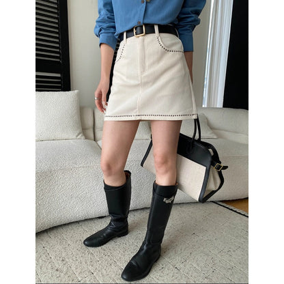 Damen Hemdbluse Lässig Knopfleiste Gestickt Blume - Norvielle