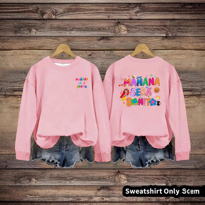 Damen Sweatshirt Verspielter Aufdruck Lässiger Schnitt Norvielle