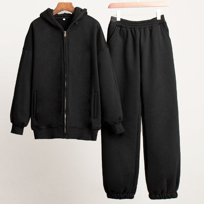 Damen Sportliche Hoodie Jogginghose Set Norvielle