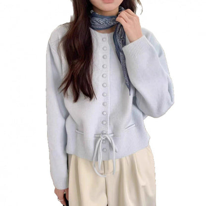 Damen Strickjacke mit Knöpfen Norvielle