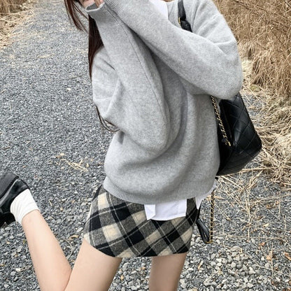 Damen Strickpullover Oversized Norvielle