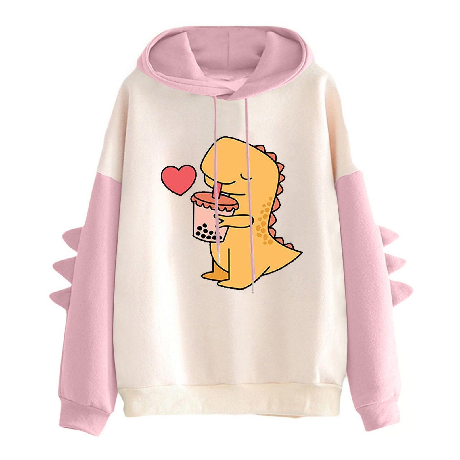 Damen Kapuzenpullover Dinosaurier-Design - Norvielle