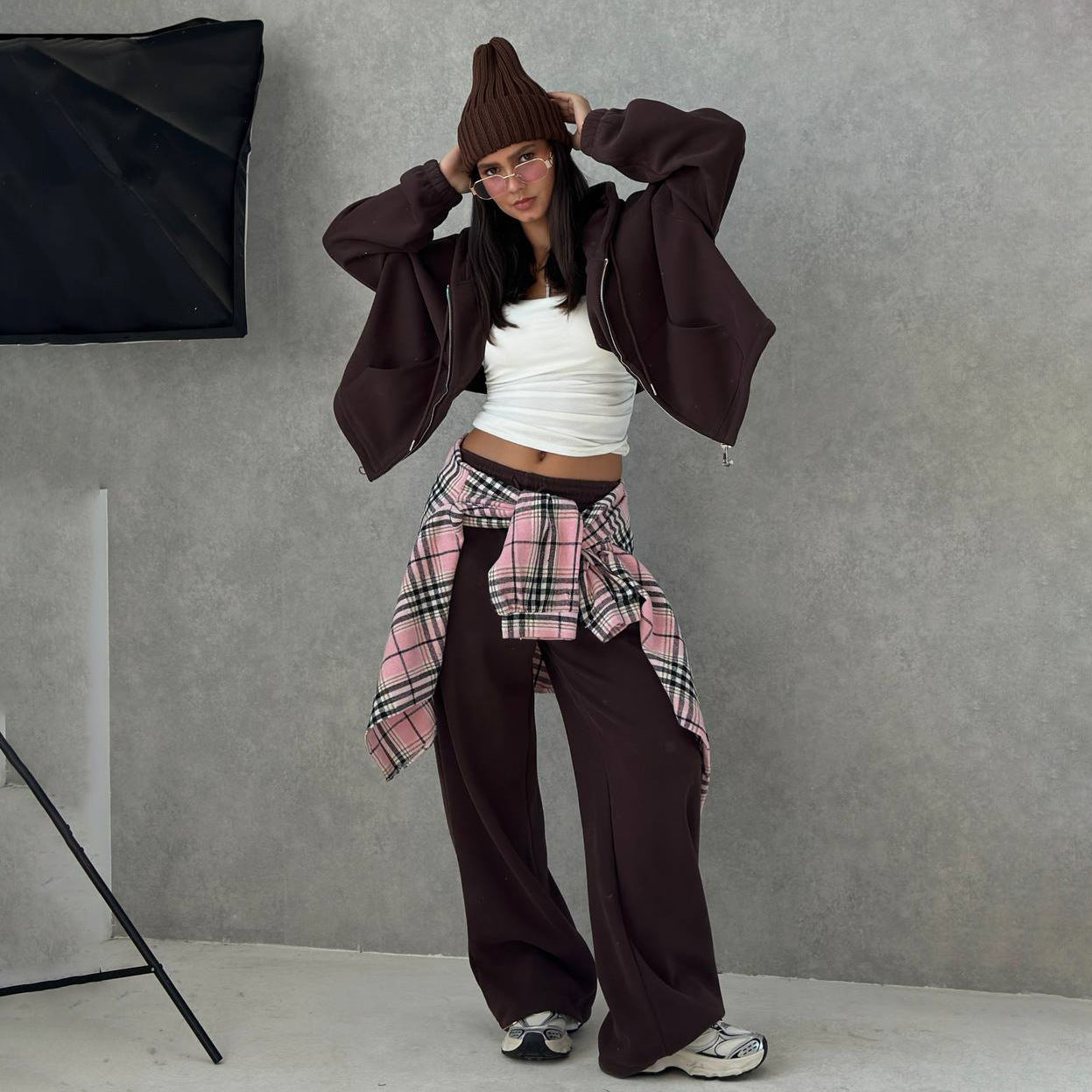 Damen Lounge-Outfit Weit Schnitt Norvielle